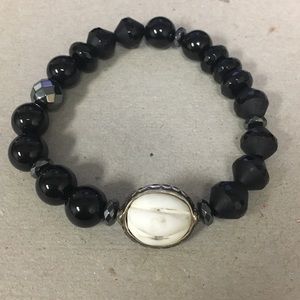 Silpada Blackboard stretch bracelet